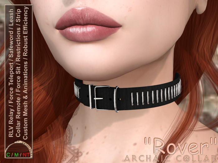Second Life Marketplace Archaic Collar "Rover"